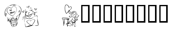KR Valentine Kids 2006 font preview